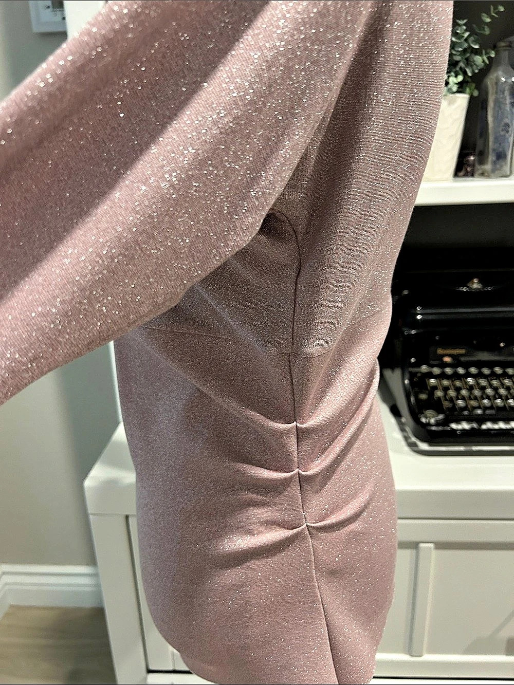 Chiara Boni Sparkle Wrap Blouse in Pink - Picture 4 of 9
